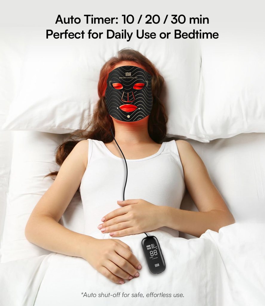 Transform Your Skin at Home with the INIA Red Light Therapy&nbsp;Mask