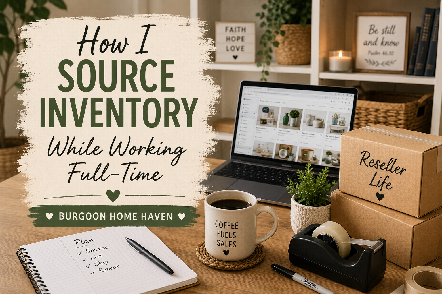 How I Source Inventory While Working Full-Time